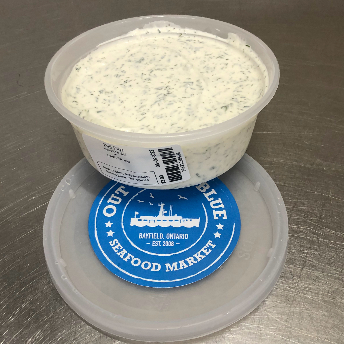 Out of the Blue // Seafood Market // Bayfield, Ontario // Dill Dip 8 oz