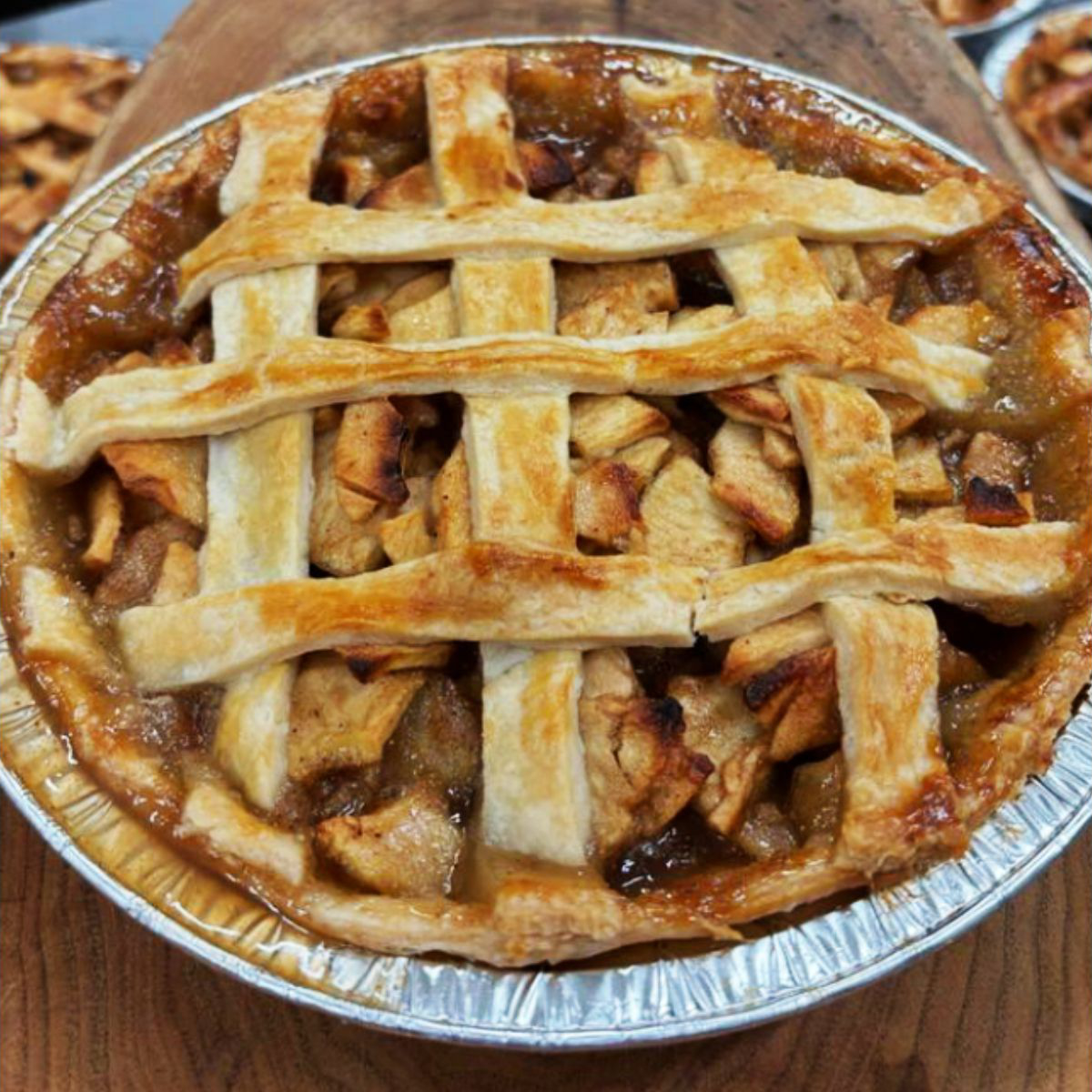 Out of the Blue // Seafood Market // Bayfield, Ontario // Frozen Apple Pie