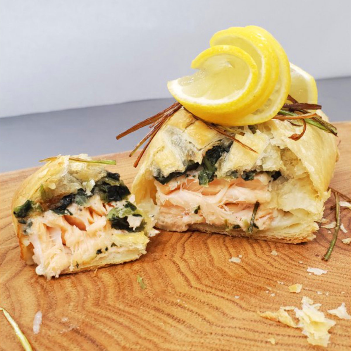Out of the Blue // Seafood Market // Bayfield, Ontario // Salmon Wellington