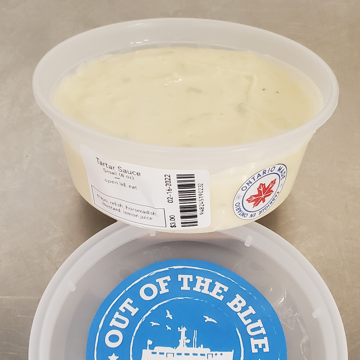 Out of the Blue // Seafood Market // Bayfield, Ontario // Tartar Sauce 8 oz