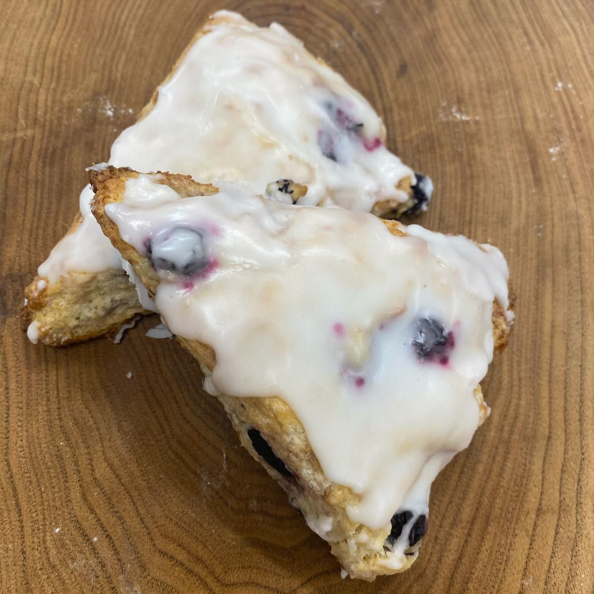 Out of the Blue // Seafood Market // Bayfield, Ontario // Fresh Lemon Blueberry Sourdough Discard Scones