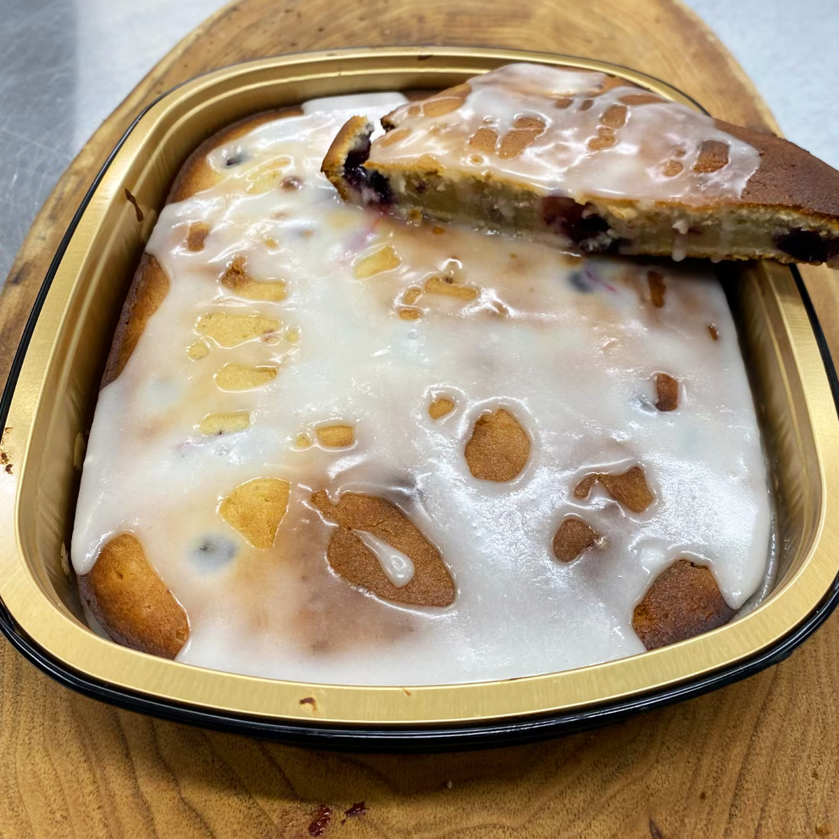 Out of the Blue // Seafood Market // Bayfield, Ontario // Sourcream Lemon Blueberry Loaf